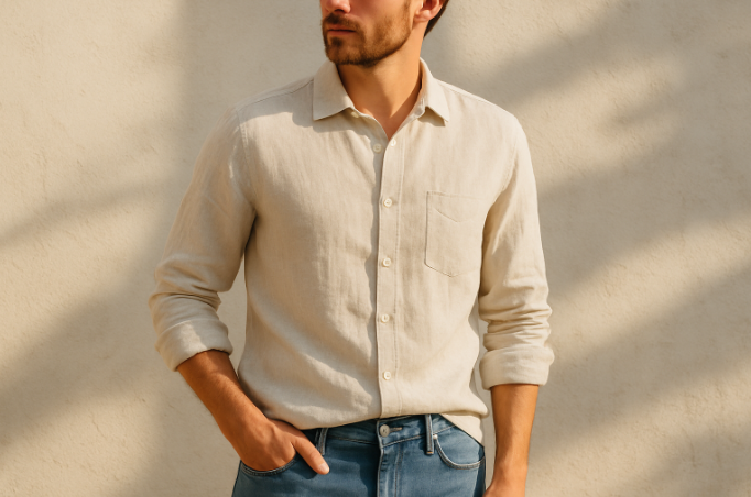 Leinenhemd: leichtes design für sommer und mehr